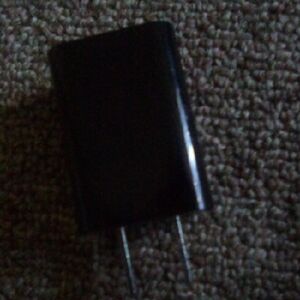 Black Wall Charger Adapter Block